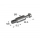 CONNECTING BOLT D.35 M6 BL28.8 L9.5 D.35 CONNECTORS AND SCREWS